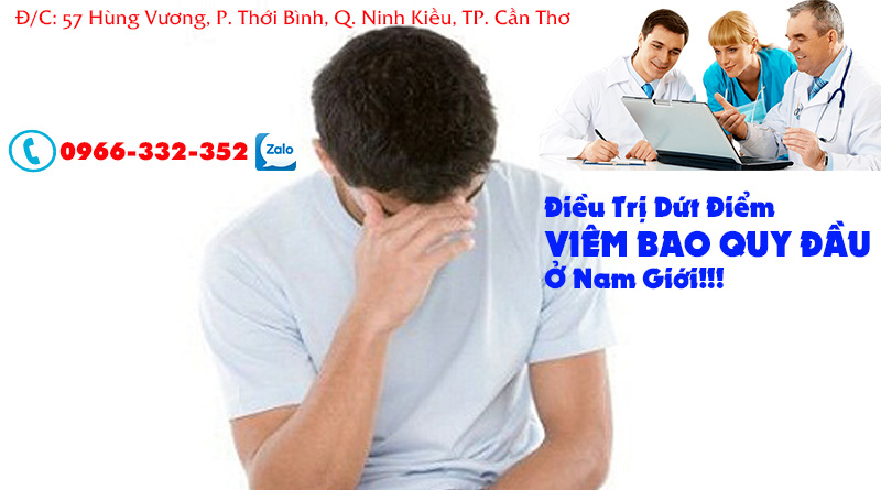 Viêm bao quy đầu là gì | Phòng khám đa khoa Cần Thơ